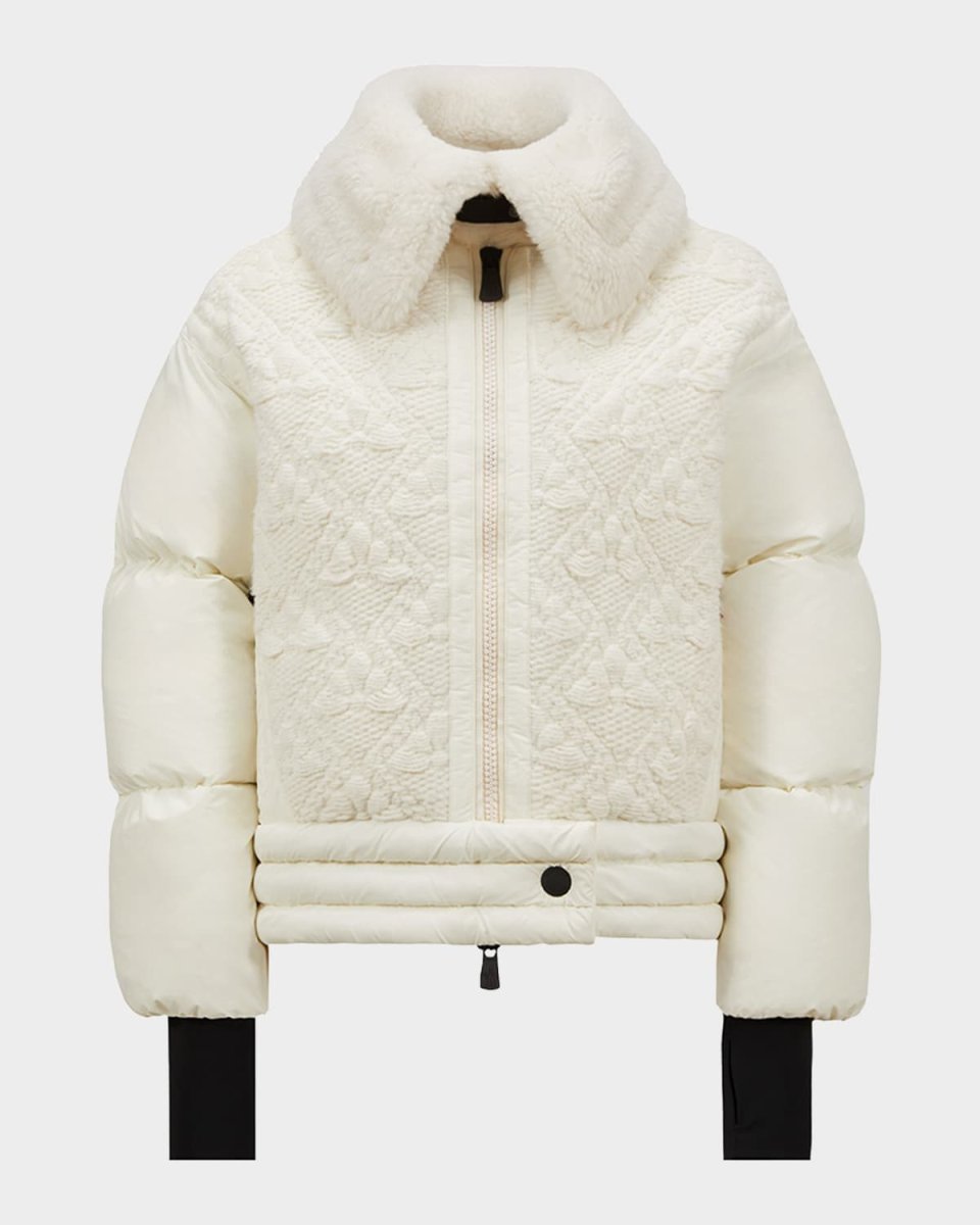 Risoul Ski Bomber Jacket with Shearling Coll